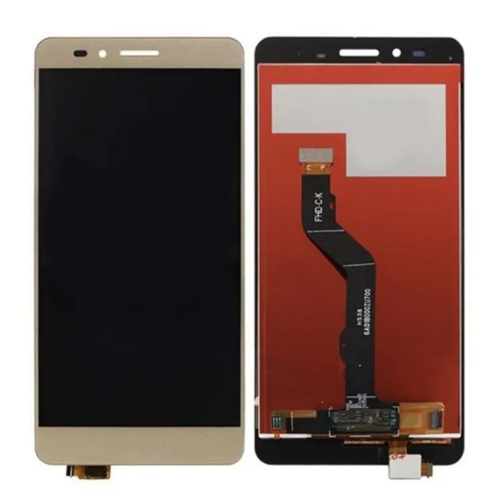 Huawei Gr5 2017 Lcd Ekran Gold Çitasız