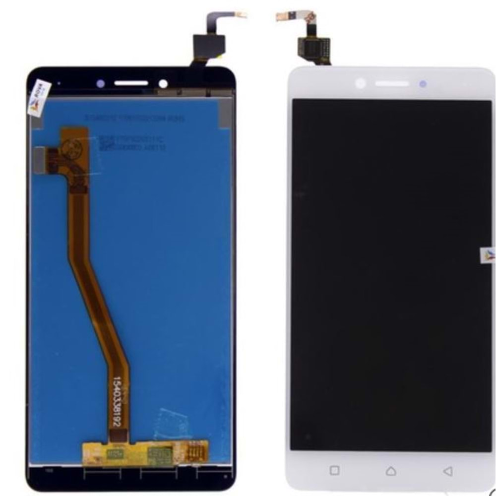 Lenovo K6 Note Lcd Ekran Beyaz Çitasız (K53A48)