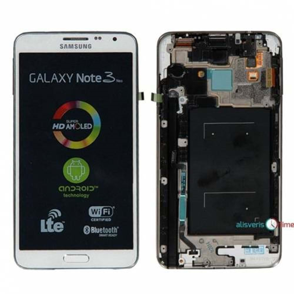 Samsung Note 3 Neo Lcd Ekran Beyaz Revize