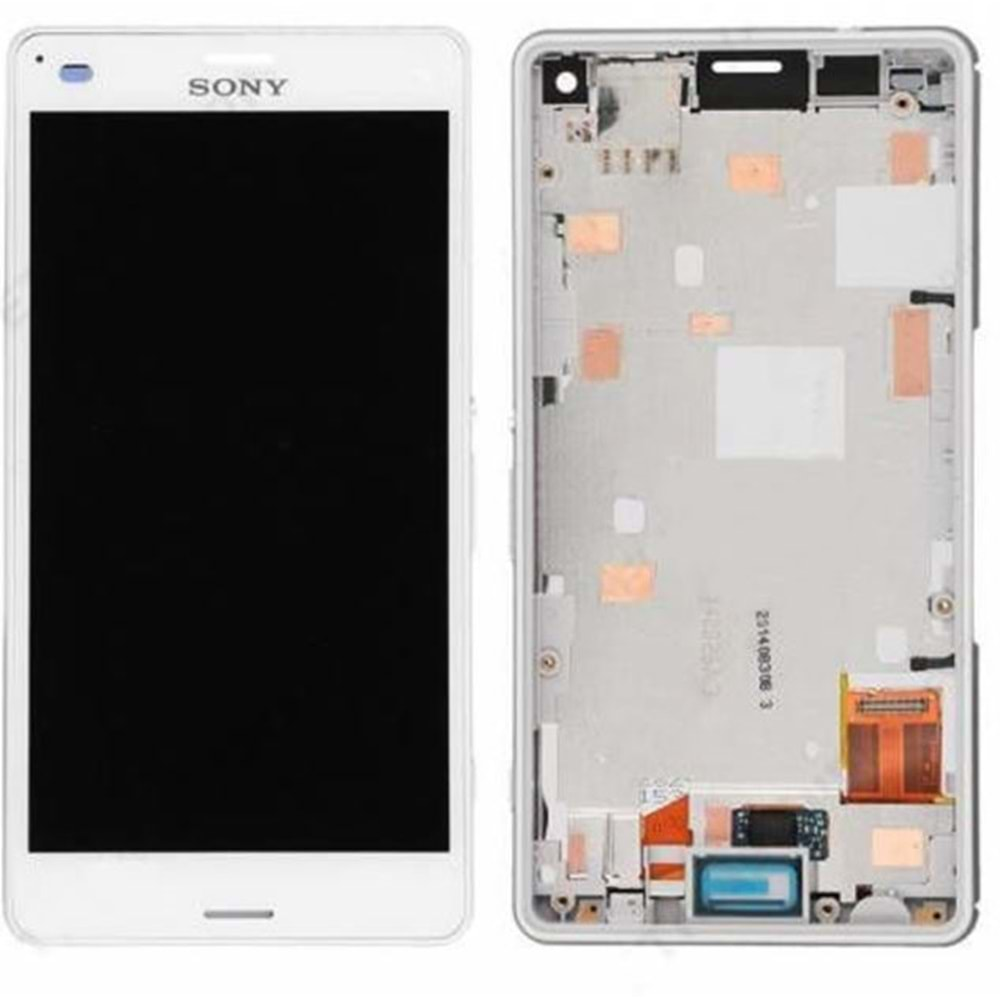 Sony Z3 Mini Lcd Ekran Beyaz