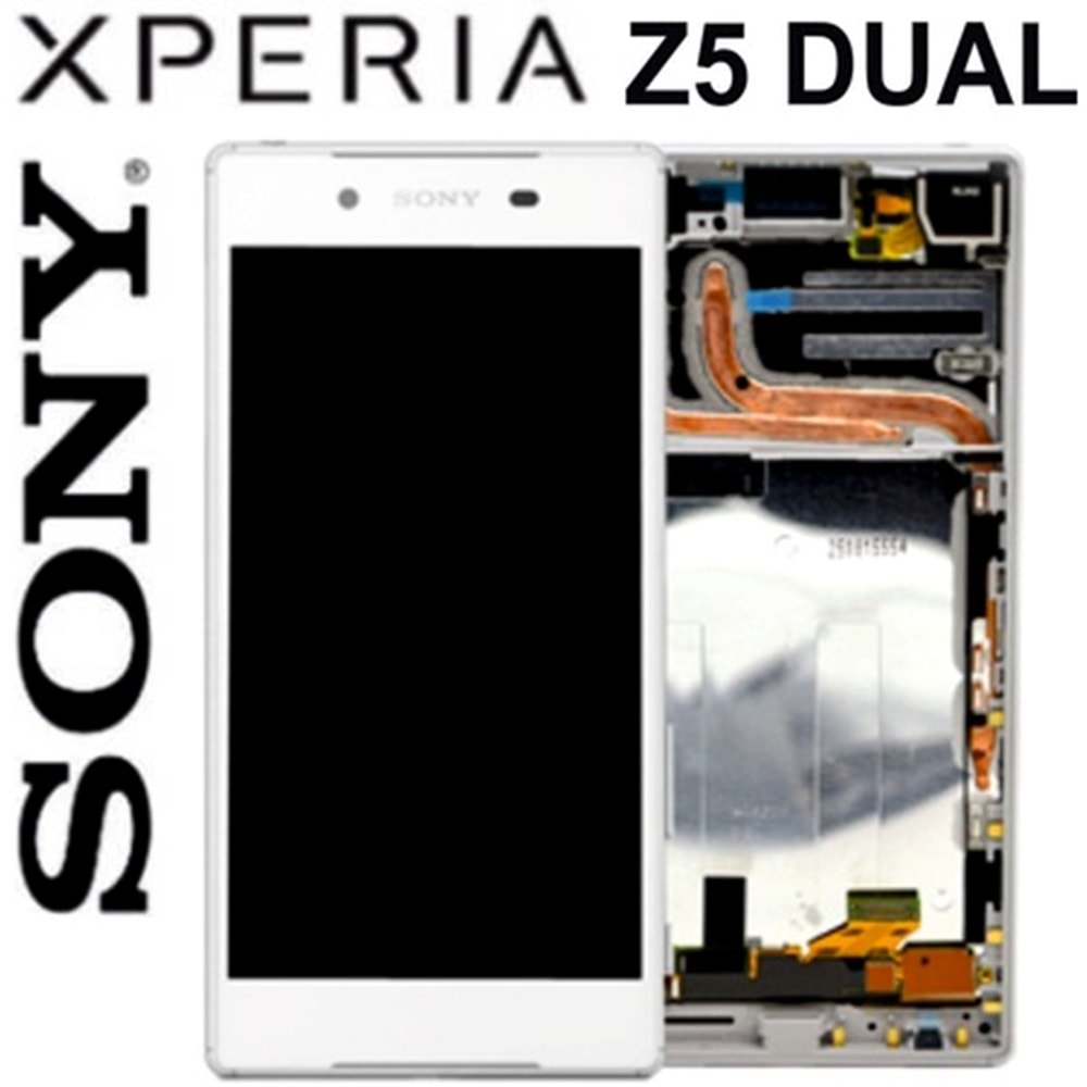 Sony Z5 Lcd Ekran Çift Hat Beyaz