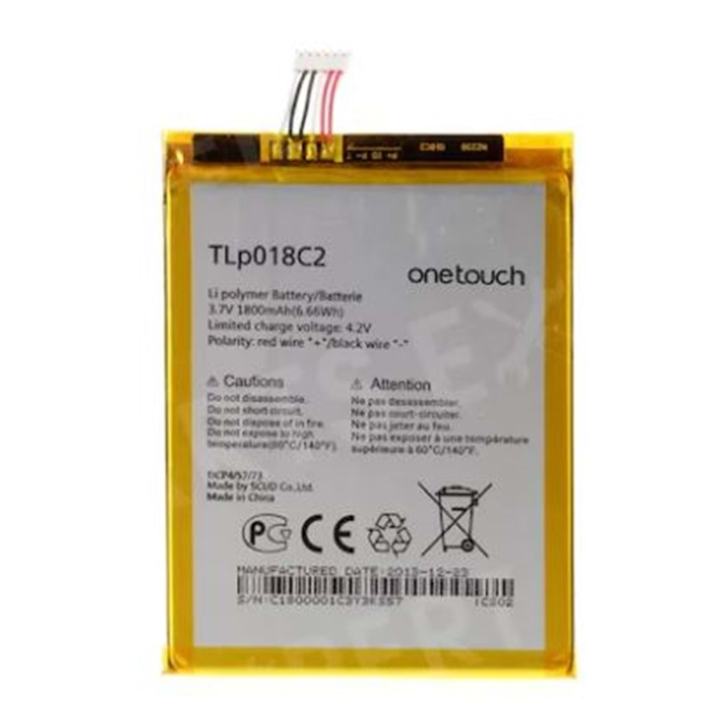 Alcatel One Touch Tlp018C2 Orjinal Batarya