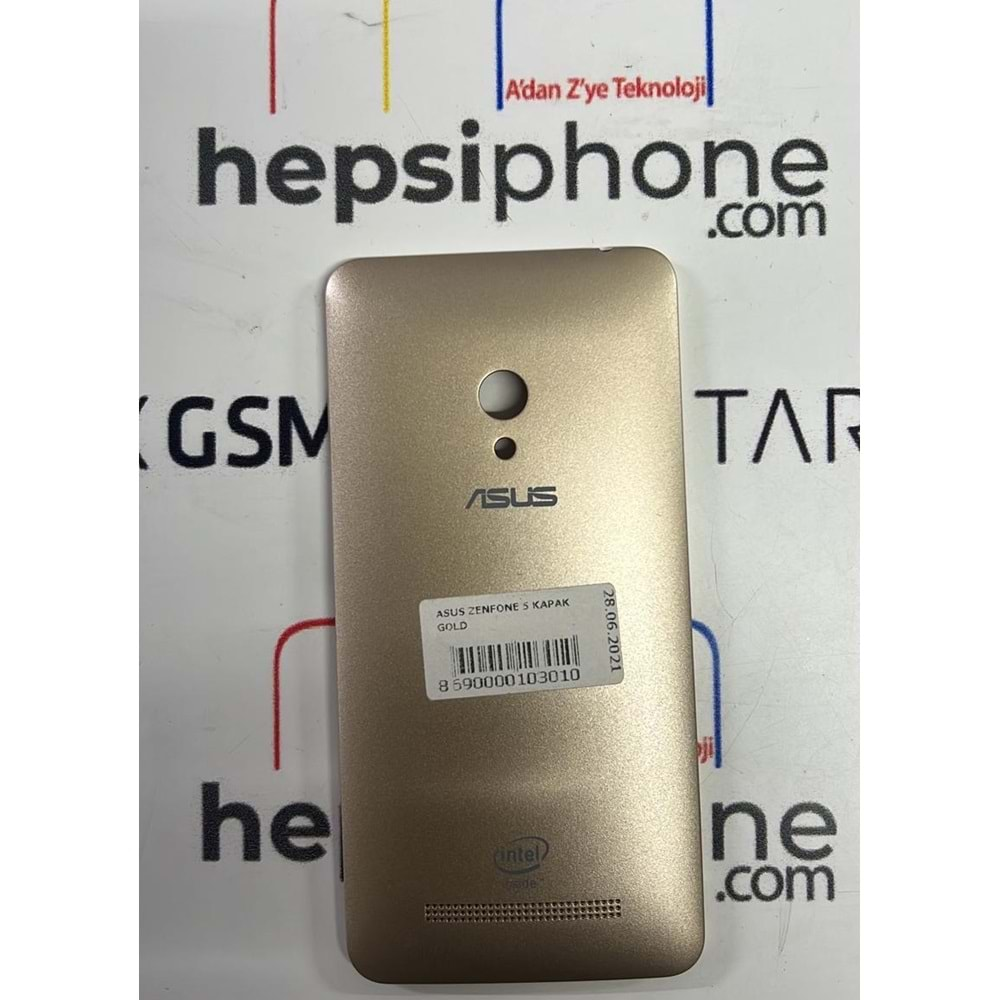 Asus Zenfone 5 Arka Kapak Gold