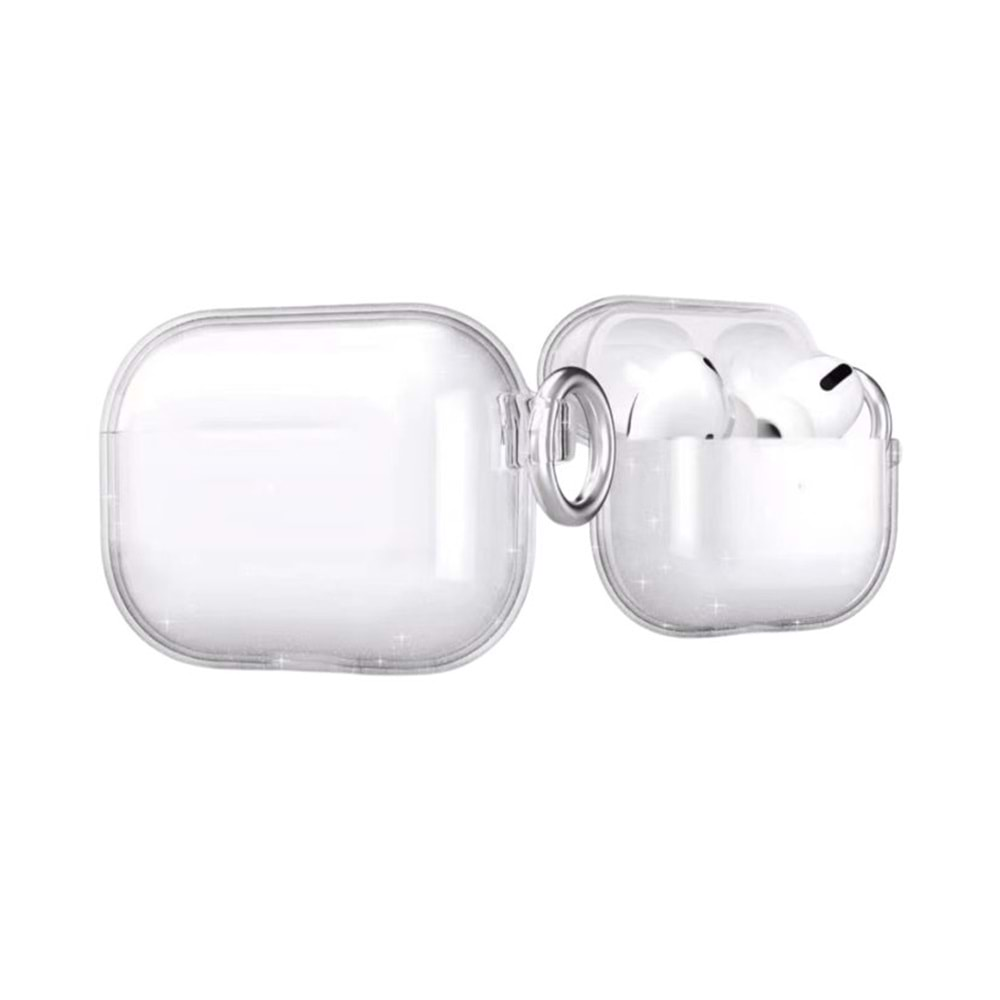 Newface Movenchy Airpods Pro 2 (2.nesil) Shell Kılıf - Şeffaf