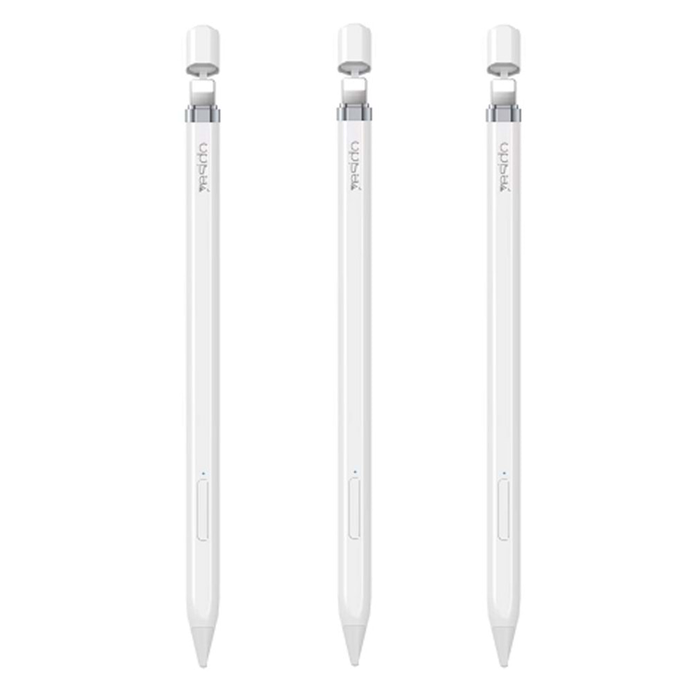 Yesido ST13 BT 5.1 Capasitive Lightning Dokunmatik Stylus Pen Kalem - Beyaz