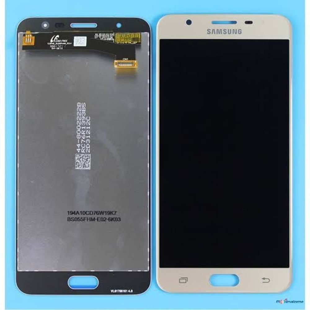 Samsung J7 Prime Lcd Ekran Gold Revize G610F