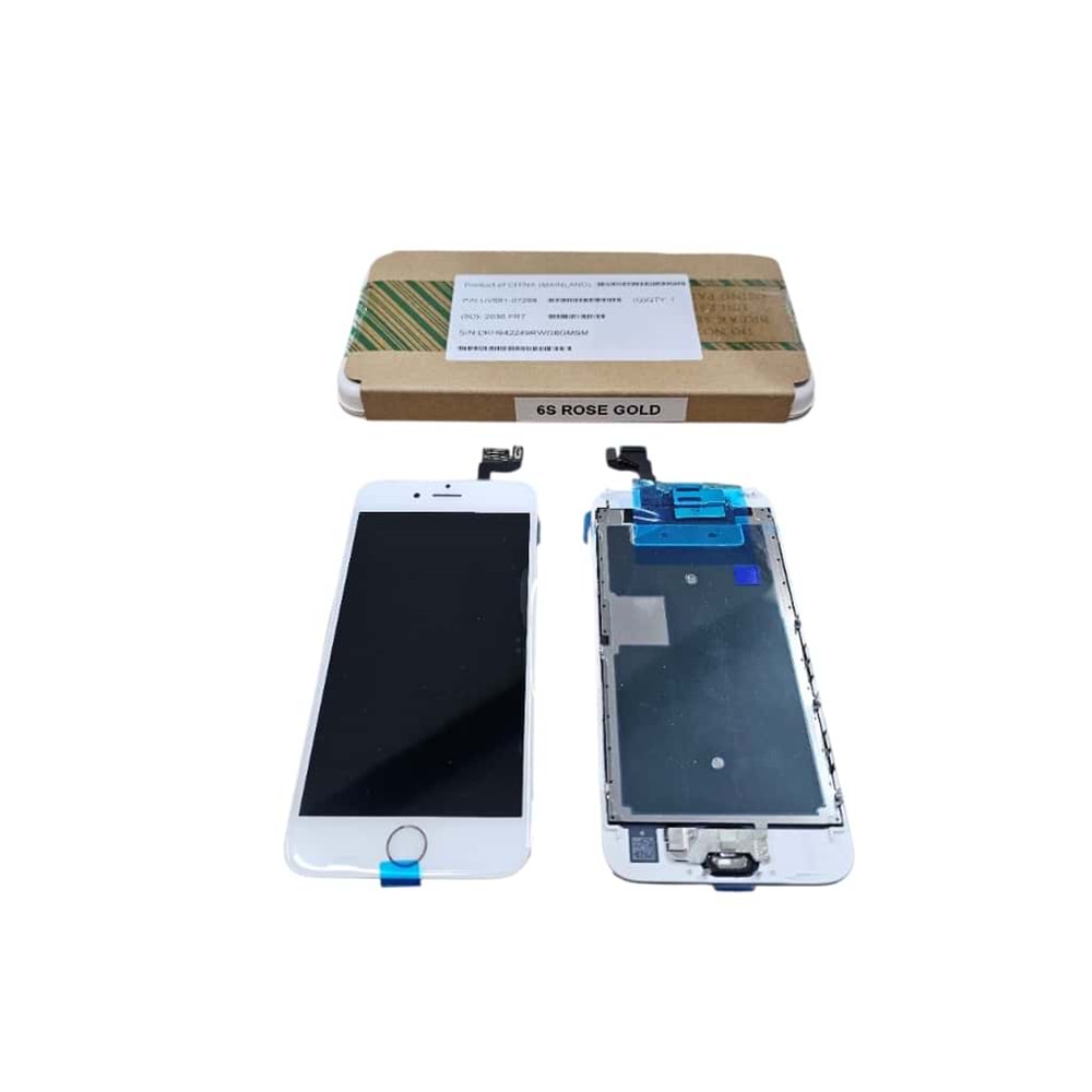 iPhone 6S Plus Lcd Ekran % 100 Apple Servis Ürünü Beyaz Ön Kamera Home Tuş Dahil