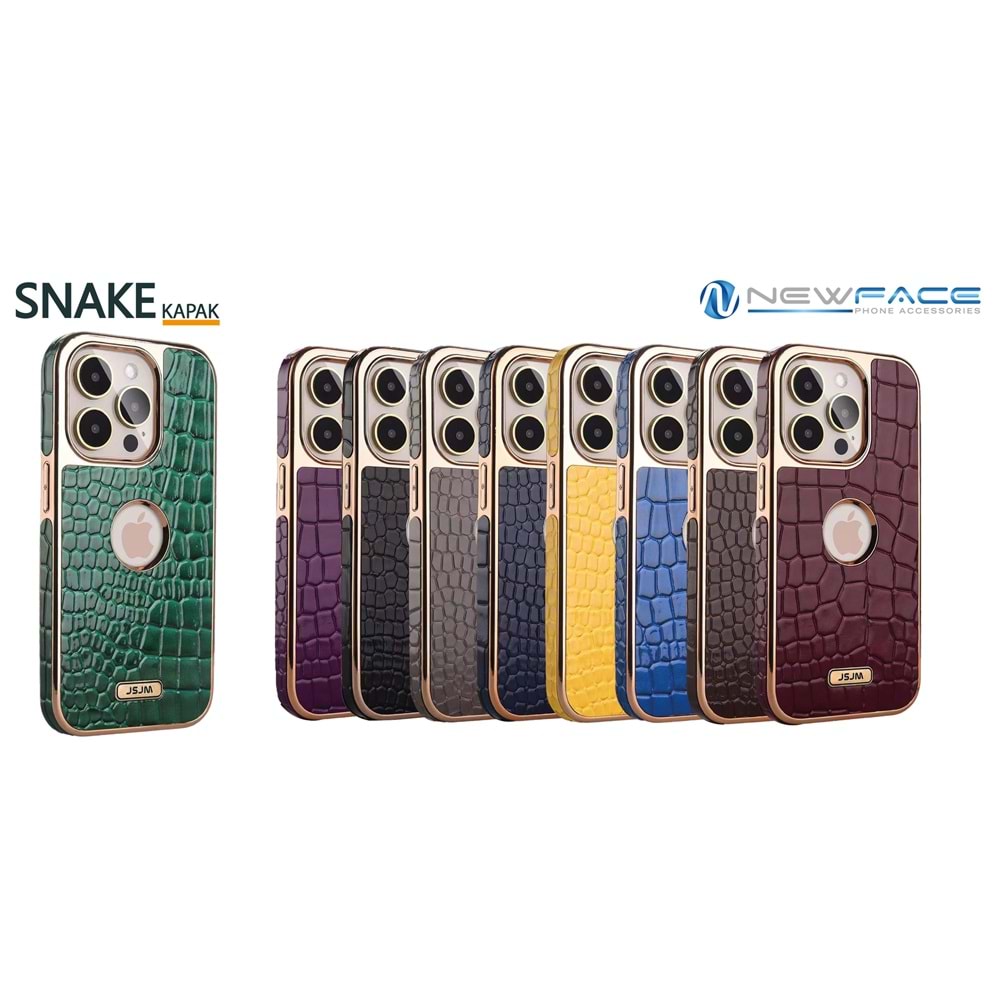 Newface iPhone 11 Kılıf Snake Kapak - Mavi