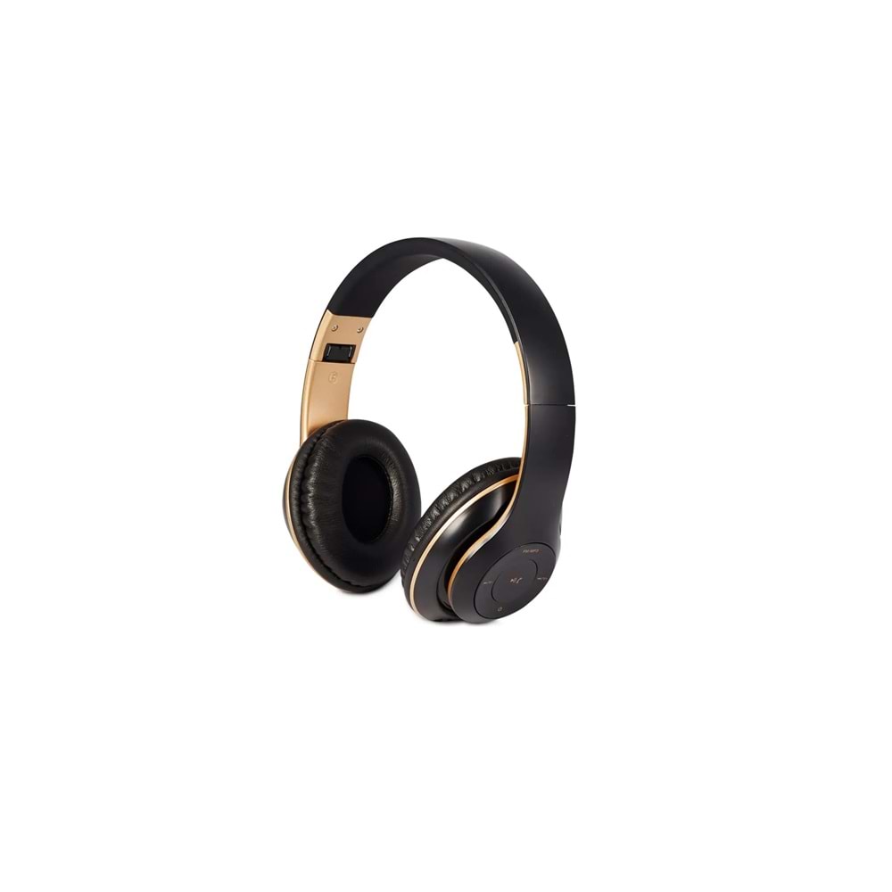 Earldom BH43 Katlanabilir Kafaüstü Bluetooth Kulaklık - Siyah