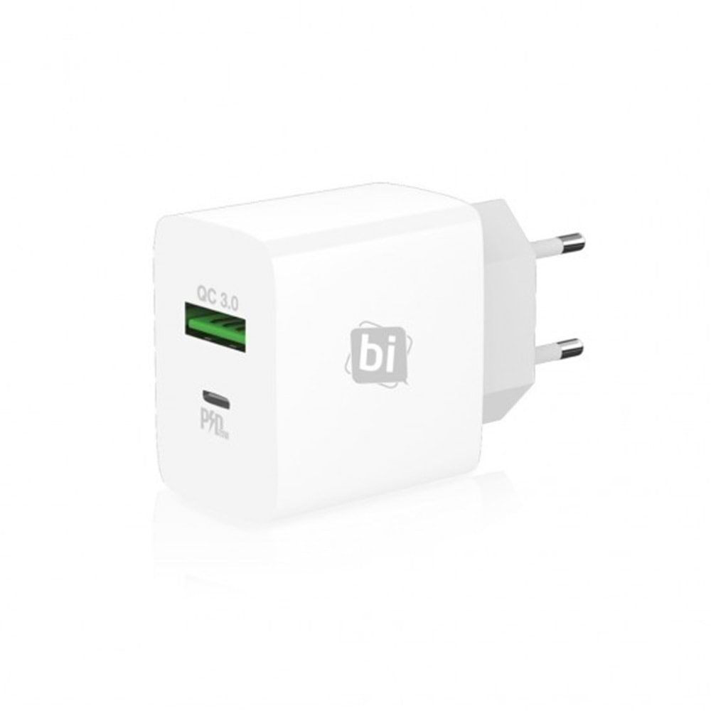 Bi Power Bı-204 20W Pd + Qc 3.0 Usb Şarj Adaptörü