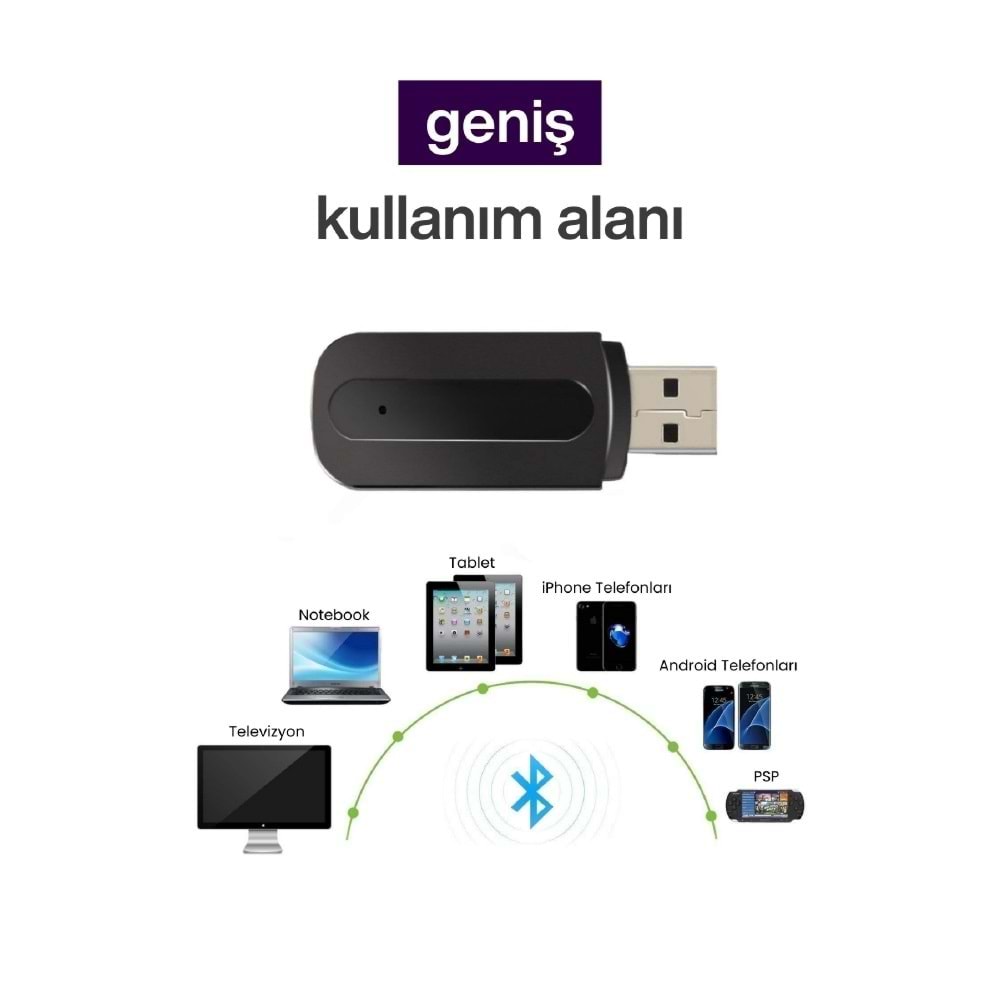 CONCORD BT-13 USB 2.0 - 5.0 Bluetooth Adaptör