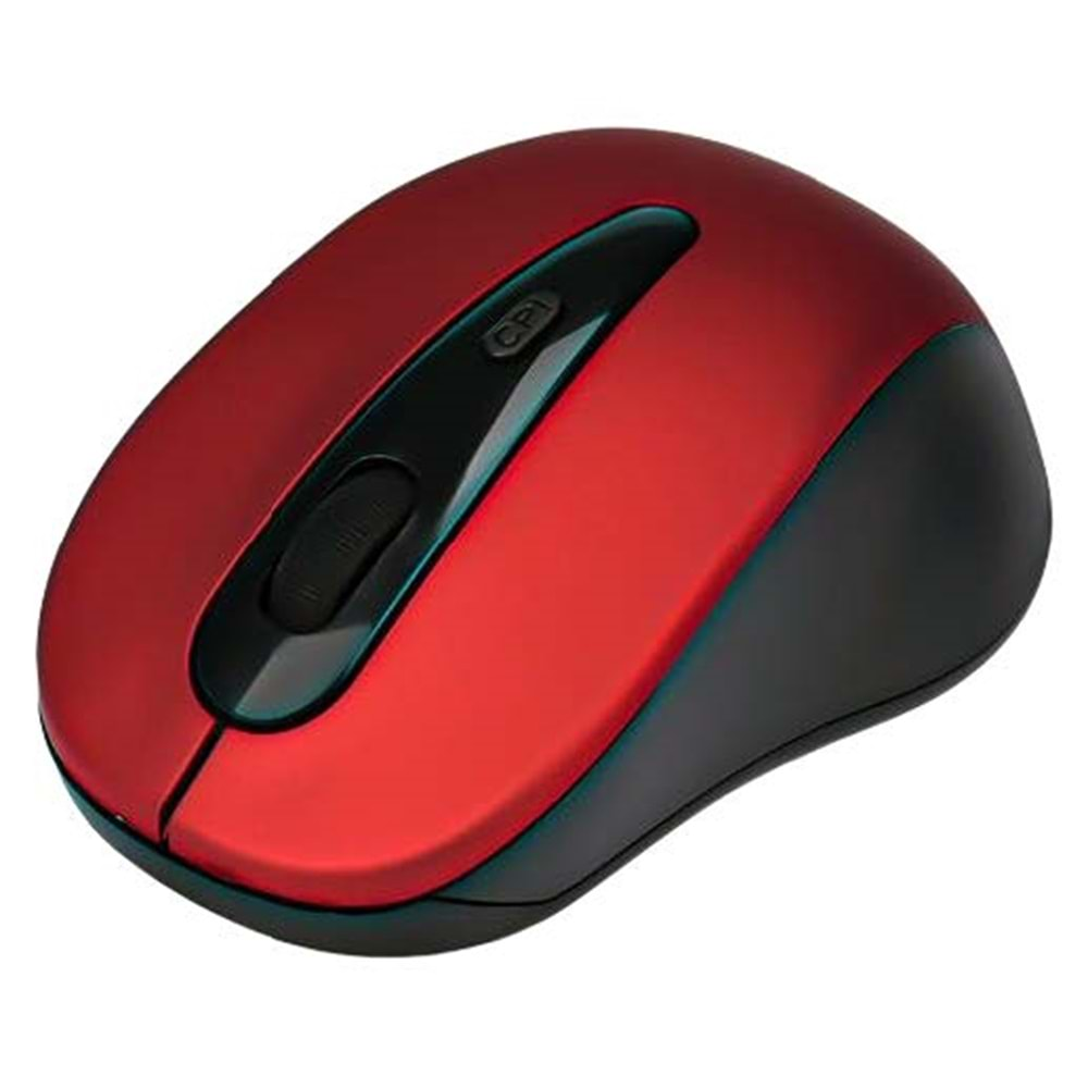 CONCORD C2 4D Optik 1200 DPI Wireless Kablosuz Mouse - Kırmızı