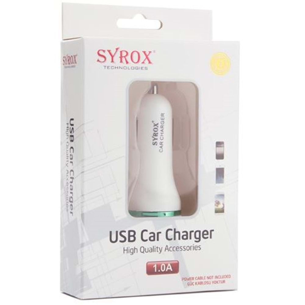 Syrox 1 Usb Giriş Başlık / 1,0 A Araç C40