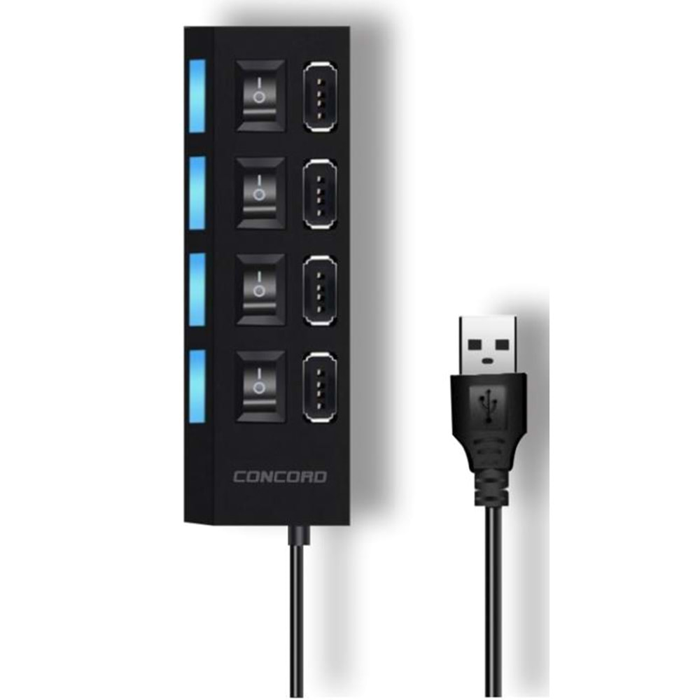 Concord C-852 4 Port Usb Hub 2.0 Usb Çoğaltıcı