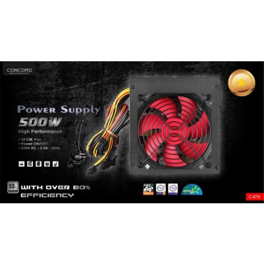 Concord C879 Power Supply 500W