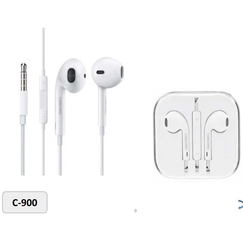 Concord C900 Earphone C900 Mikrofonlu Kulaklık