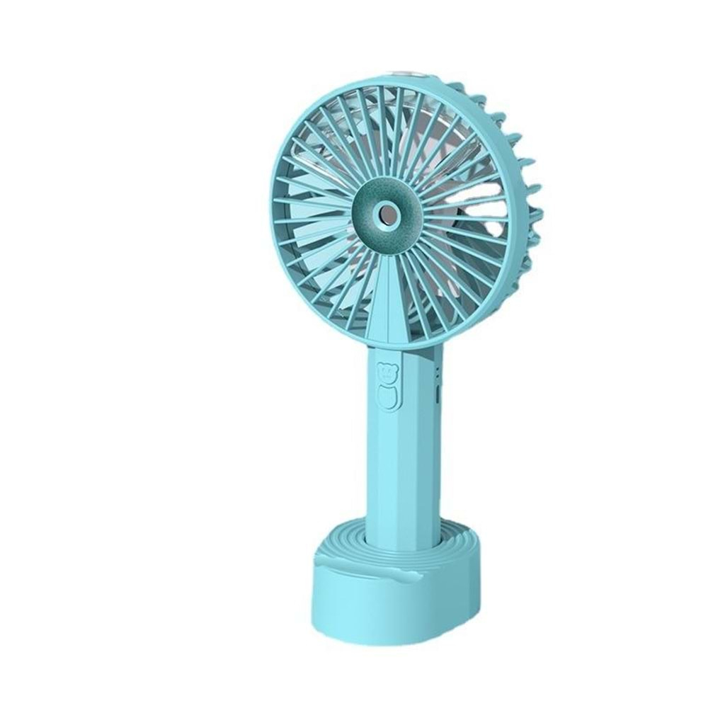 Concord CF08 Soguk Buharlı Şarjlı Taşınabilir Mini Fan - Turkuaz