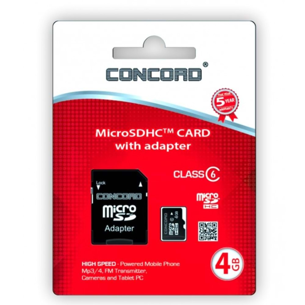 Concord 4 Gb Hafıza Kartı