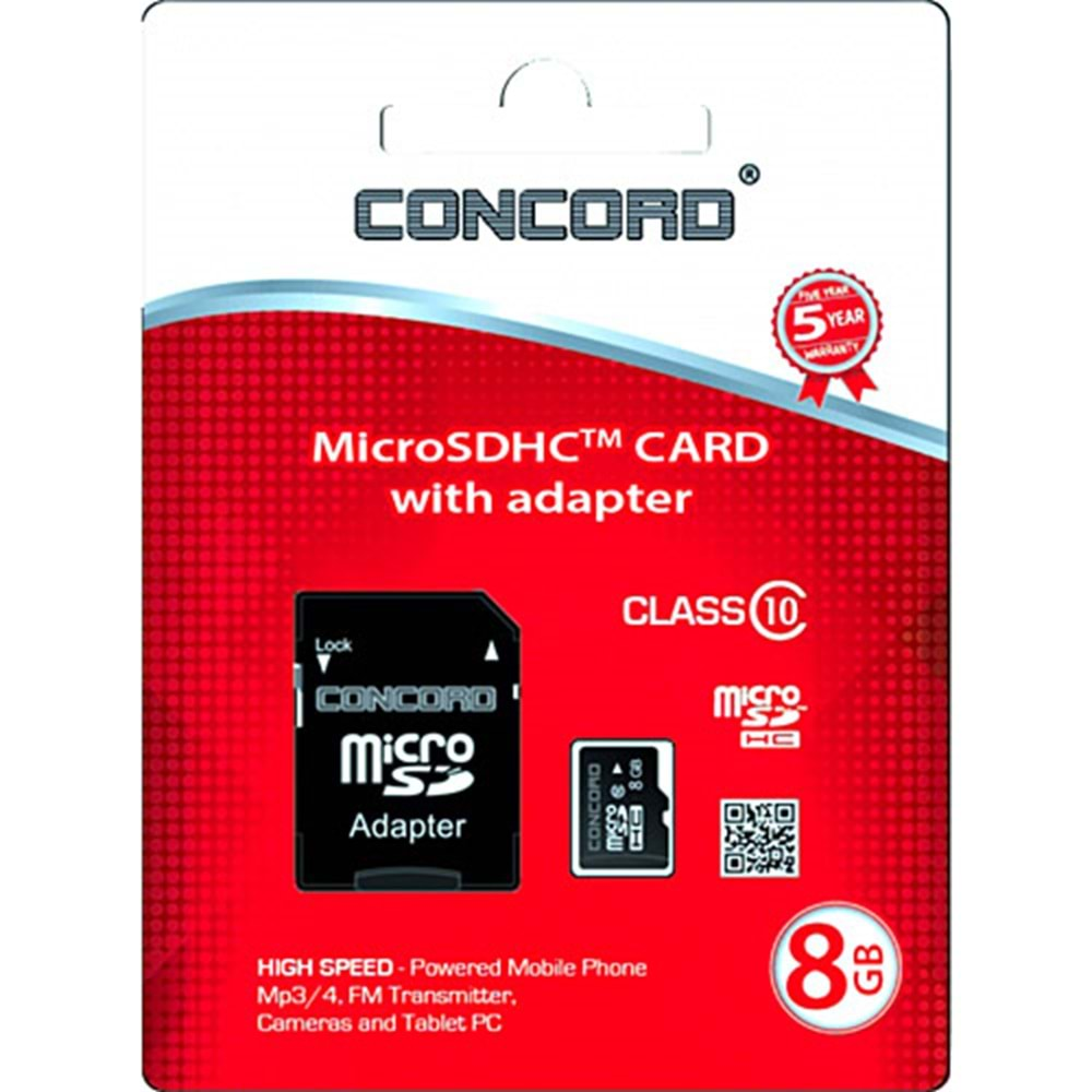 Concord 8 Gb Memory Card