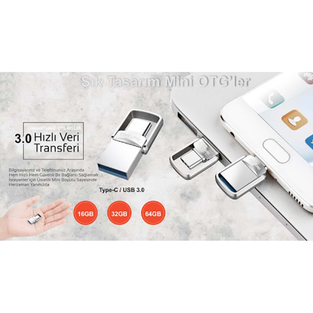 Concord 64 Gb Usb Flash Type-C Otg