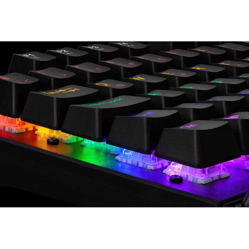 Novator G505/10 Klavye Oyun Mekanik Rgb Ve Blue Swıtch Q