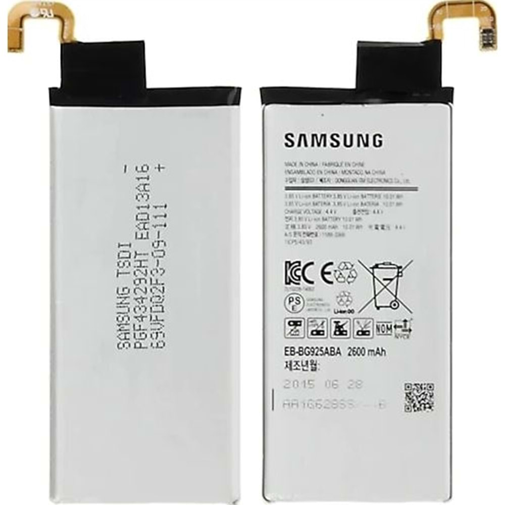 Samsung S6 Edge G925F Batarya %100 Servis Orjinali