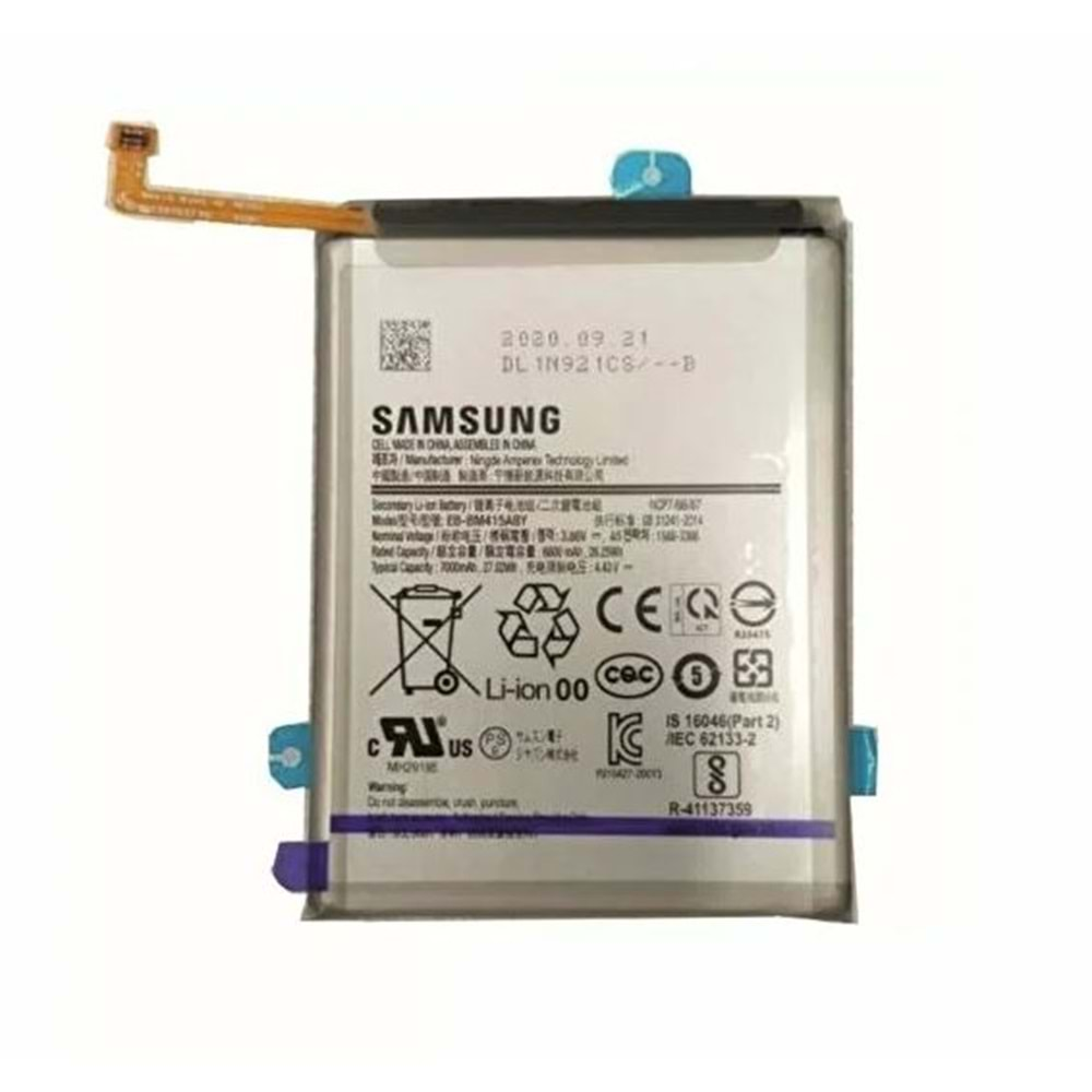 Samsung M11 M115 Batarya %100 Servis Orjinali