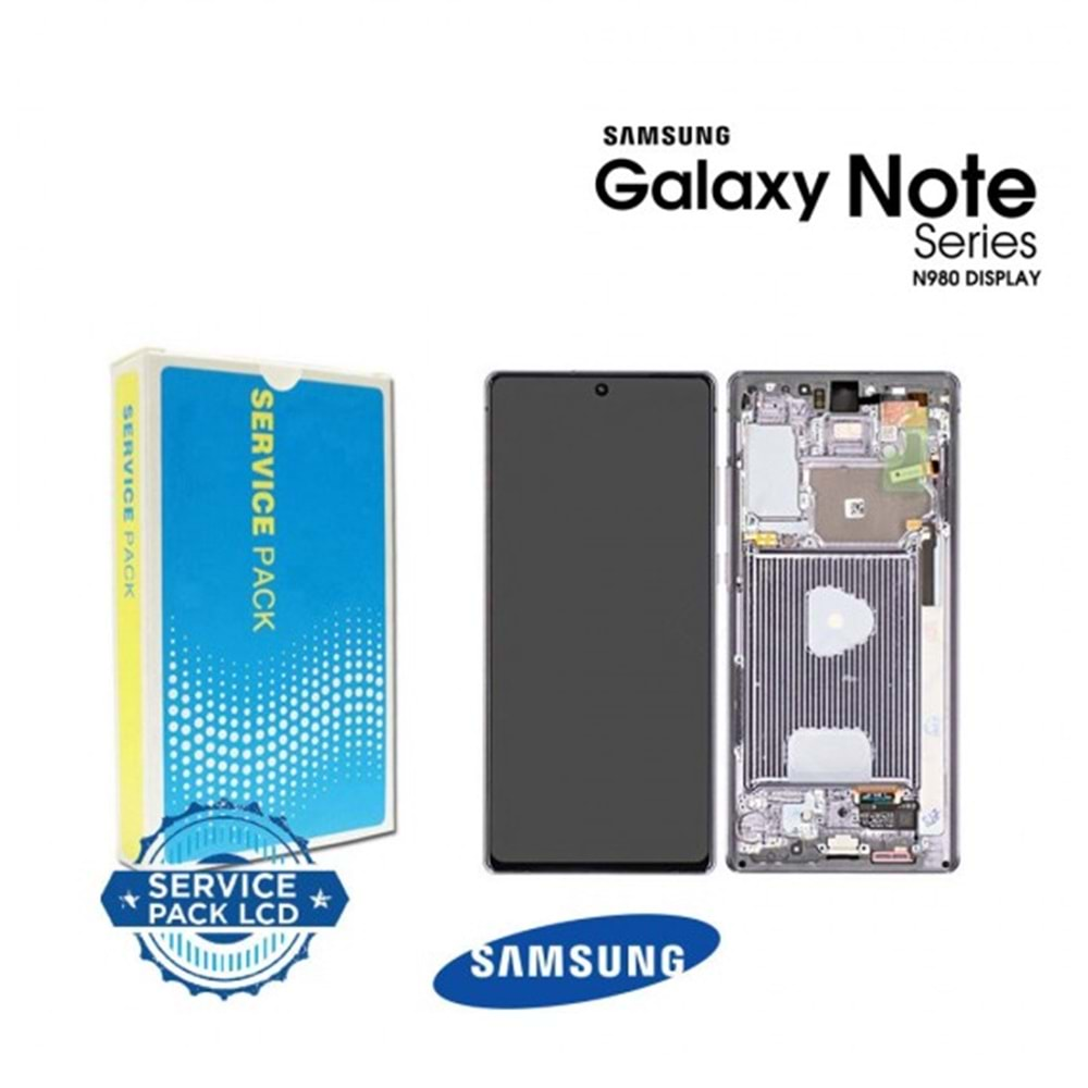 Samsung Note 20 Lcd Ekran %100 Servis Orjinal Gray