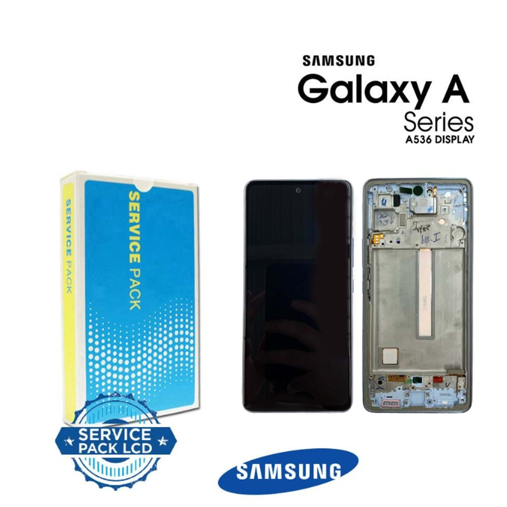 Samsung A53 Lcd Ekran Servis Gold (A536B)