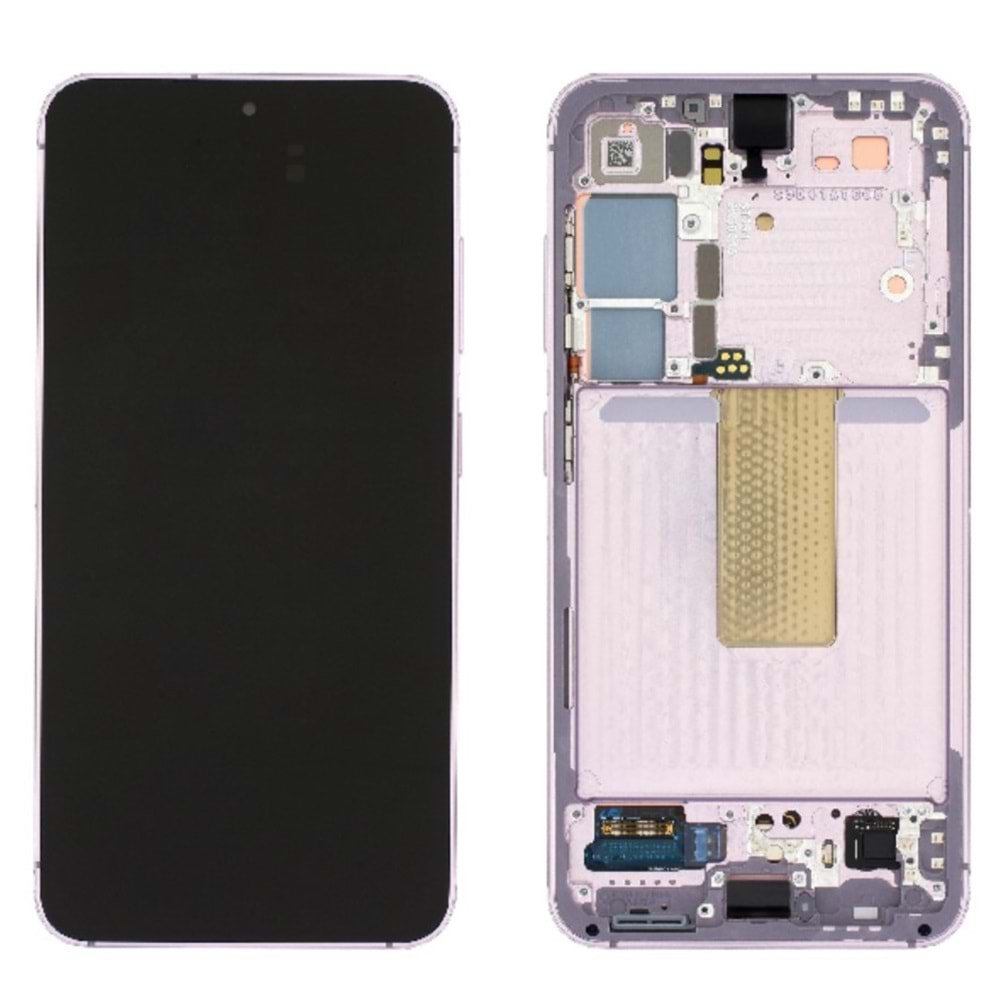 Samsung S911 S23 Lcd Ekran Pembe Servis Orjinal