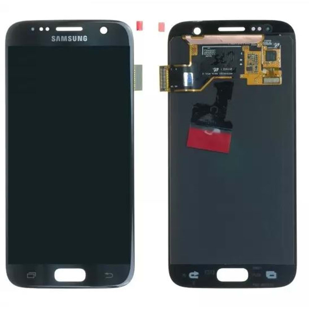 Samsung S7 Lcd Ekran %100 Servis Orjinal Siyah