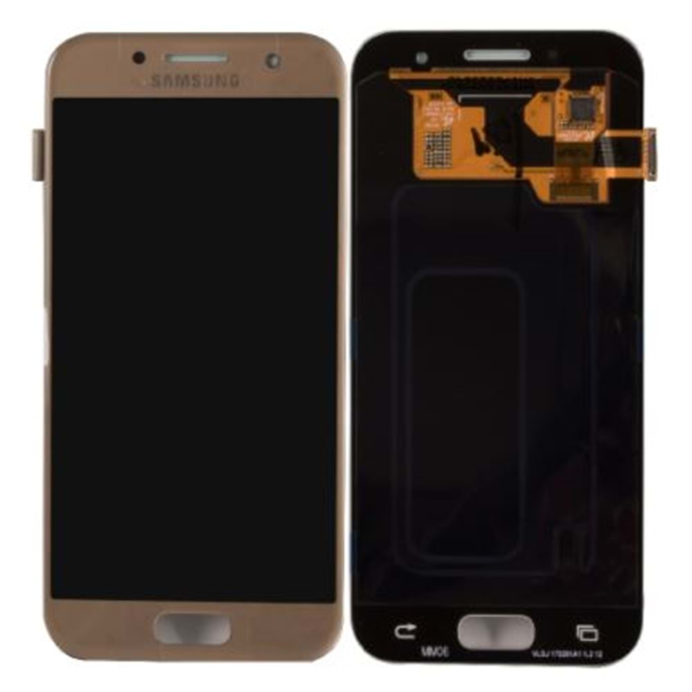 Samsung A3 2017 A320 Lcd Ekran %100 Servis Orjinal Gold