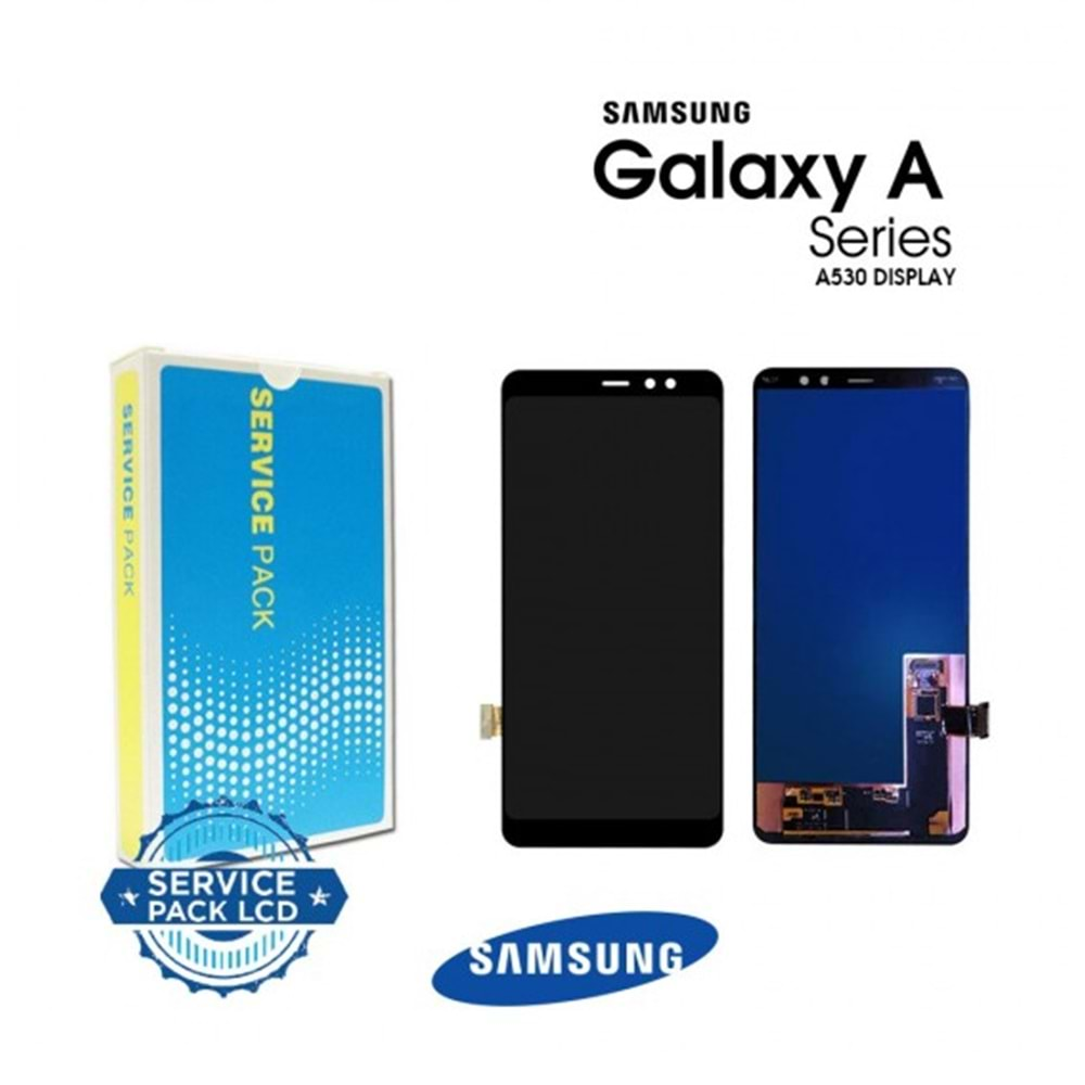 Samsung A8 2018 Lcd Ekran Servis Siyah