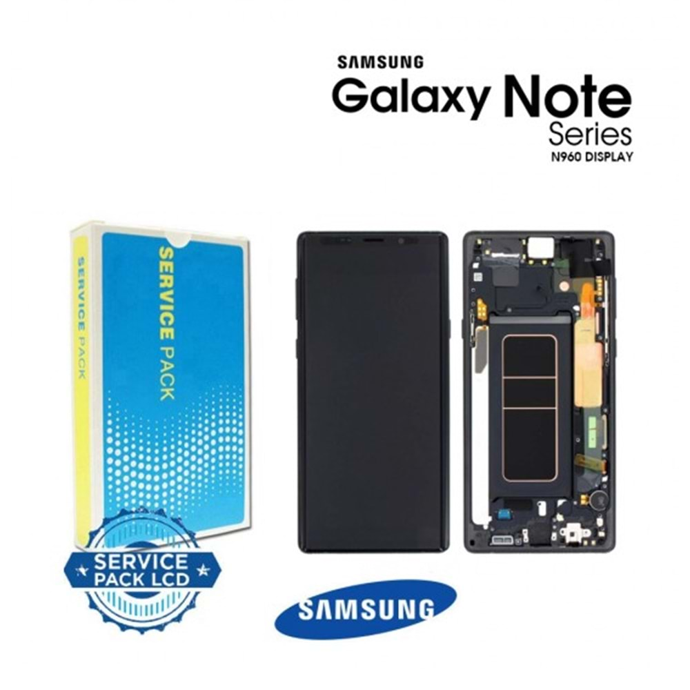 Samsung Note 9 Lcd Ekran Servis Siyah