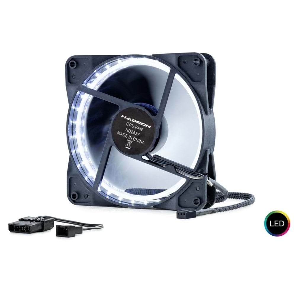 Hadron Hd-2537 Ledli Performans Kasa Fanı 12Cm 32 Led