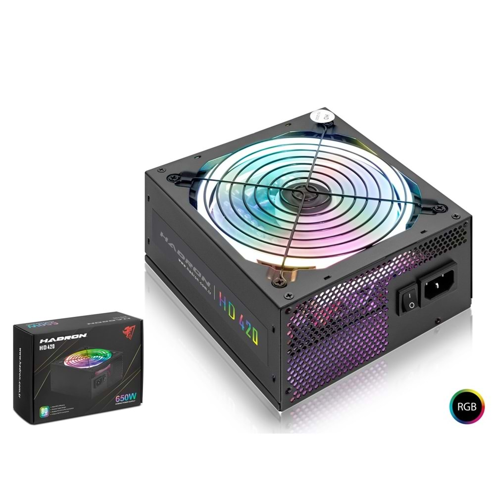 Hadron Hd420 Power Supply 650W 80 Plus Standart