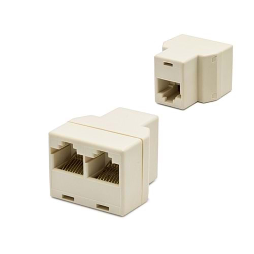 Hadron Hd4753 Adaptör Rj11 To 2Rj11 Çoğaltıcı