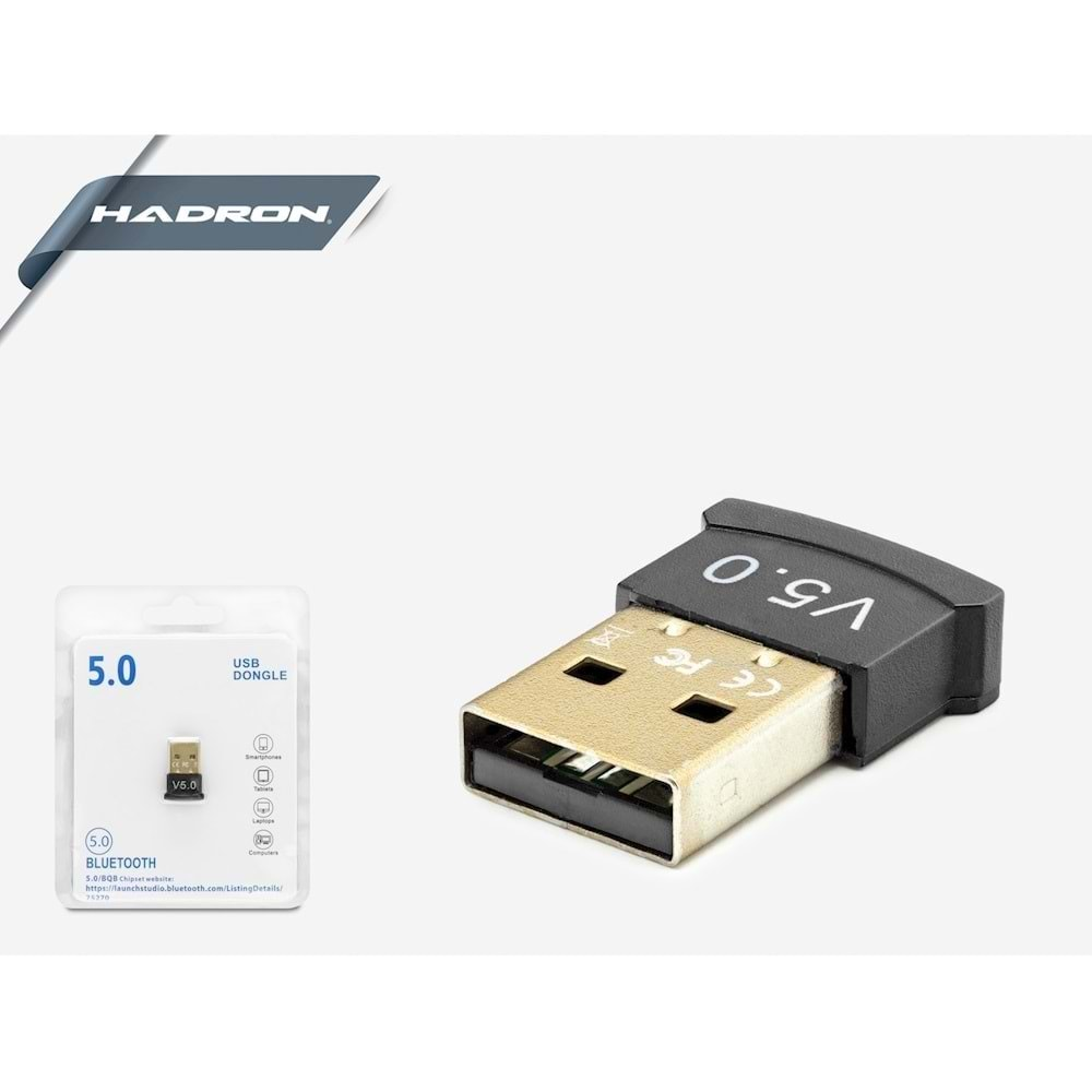 Hadron HD7202 - HDX2254 Bluetooth Adaptör Bluetooth Dongle 5.0 Versiyon