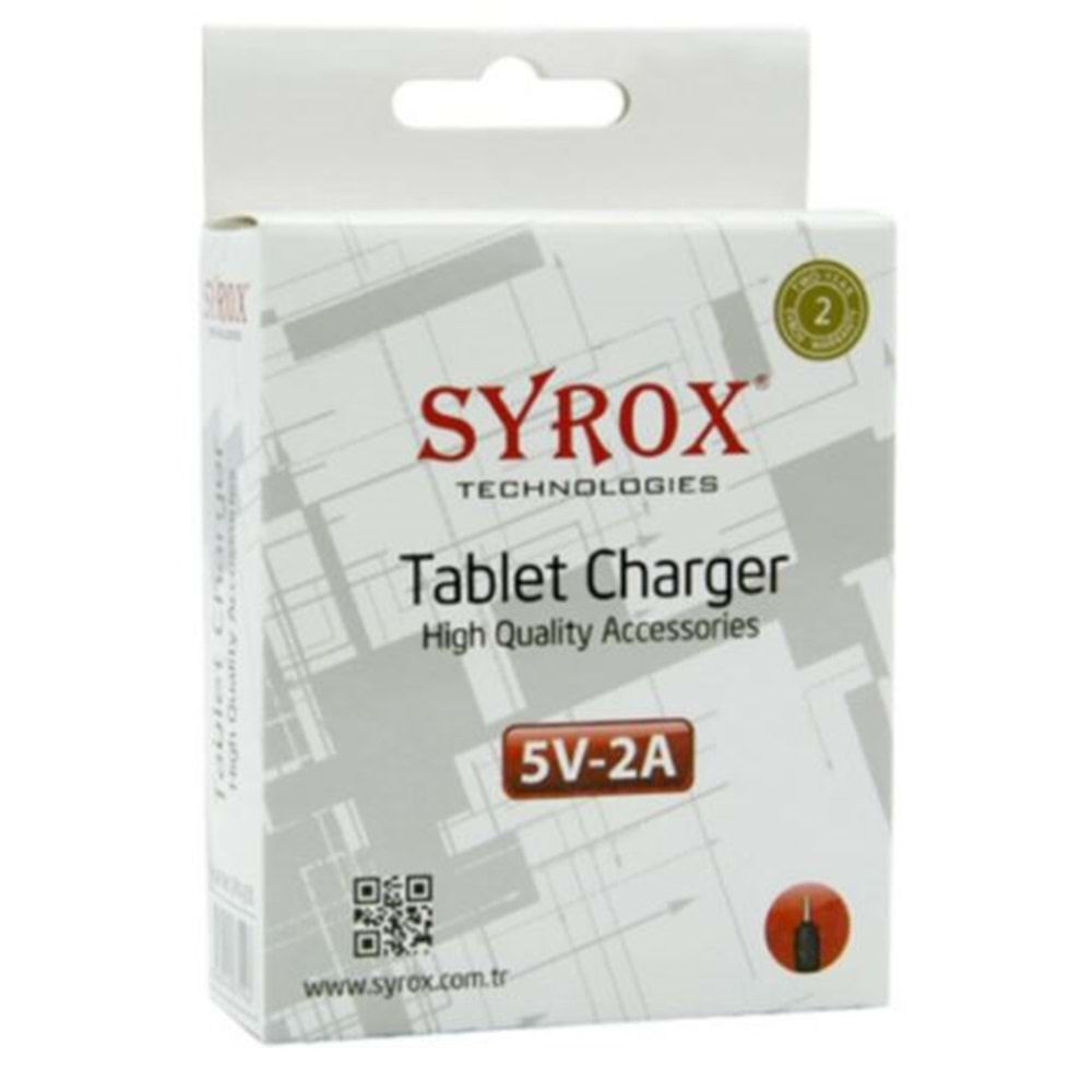 Syrox Tablet Şarj Cihazı (Micro Usb Girişli) Syx-J12 5V 2A