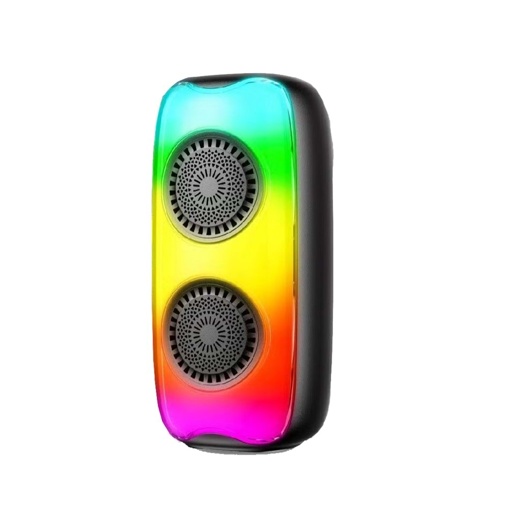 Polygold KTX1475 Rgb Led Işıklı Fm Radyolu 5Wx2 Bluetooth Hoparlör