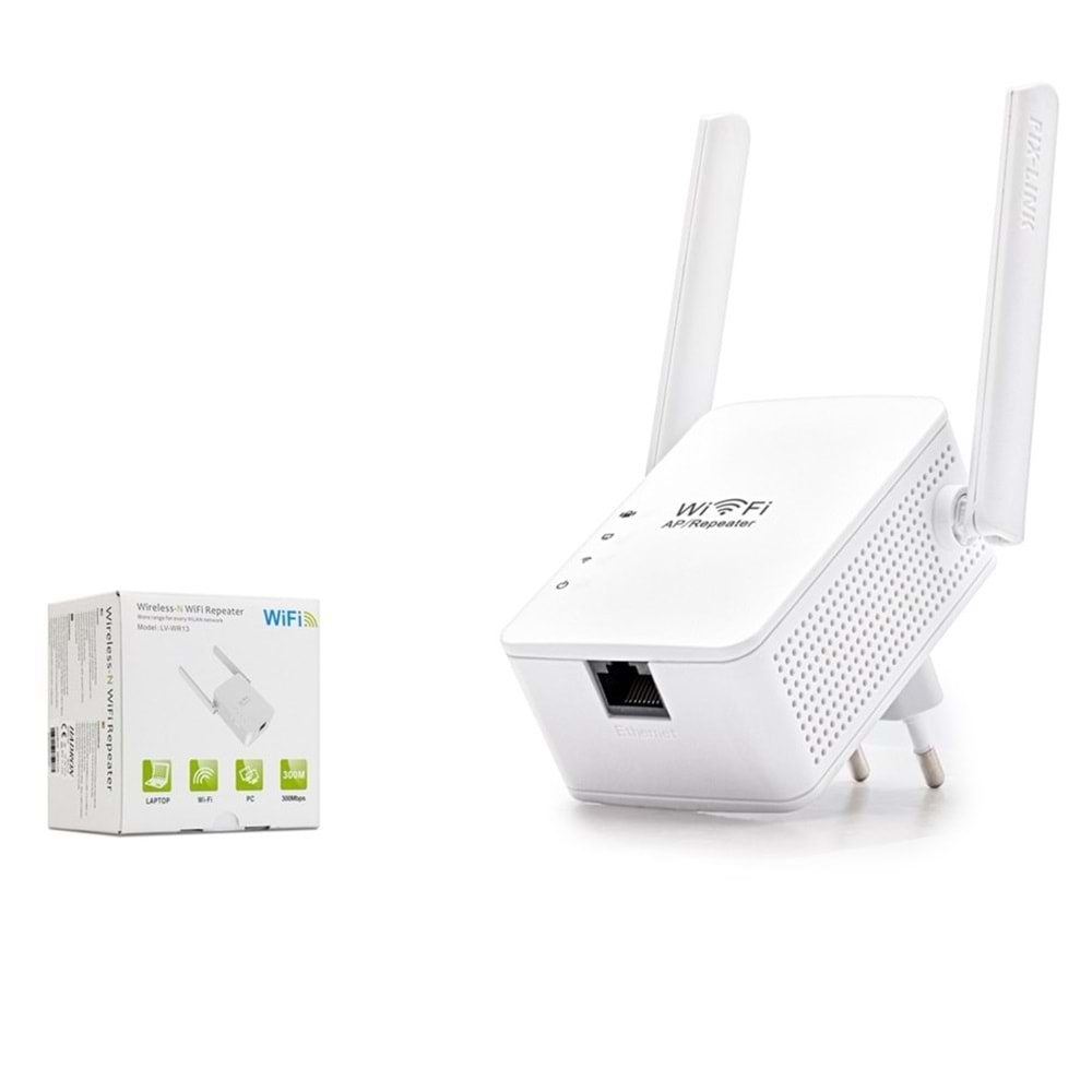 Pıx-Lınk Lv-Wr13/100 Access Poınt & Repeater 300Mbps