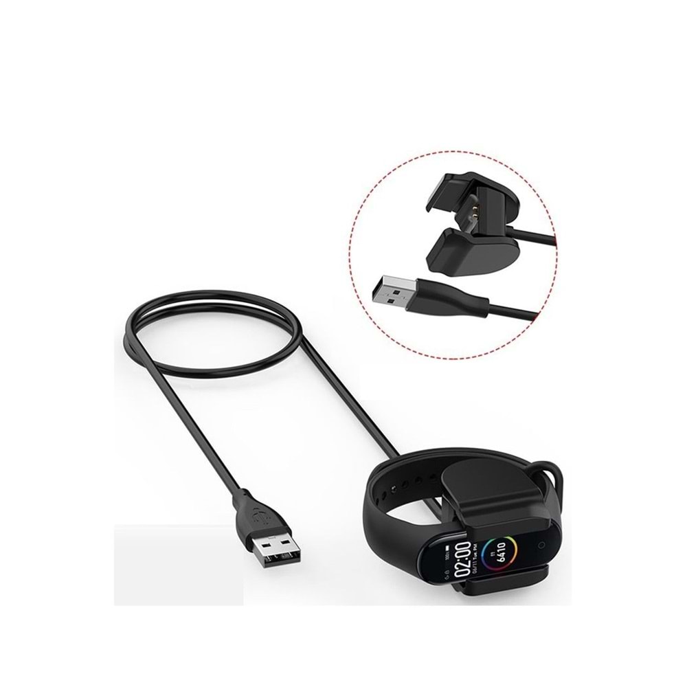Newface MC06 Xiaomi Mi Band 5/6 Şarj Adaptörü 100cm