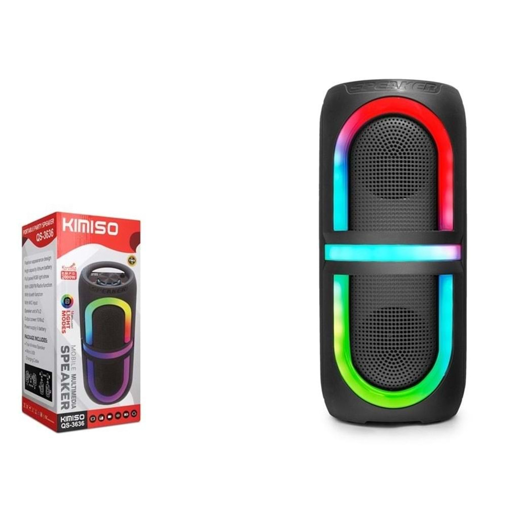 Kımıso QS3636 Bluetooth Speaker 2x5w 2x4