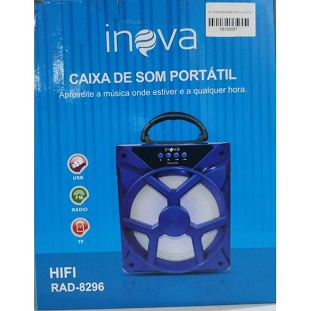 İnova Bt Hoparlör Rad-8296 Siyah