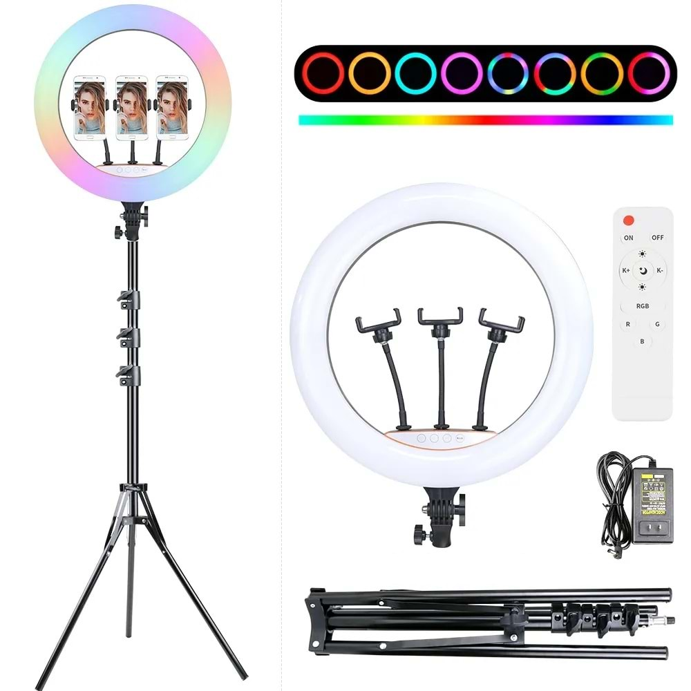 Newface RD45 Diamond 2.1 mt Tripod 45 cm RGB Led Selfie Işığı