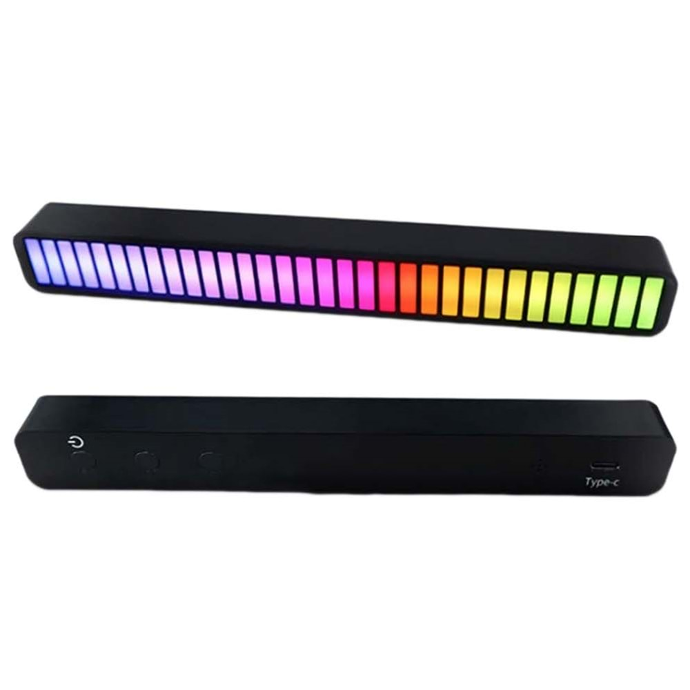 Concord RGB-L1 Rgb Sesli Ritim LED Işık - Siyah