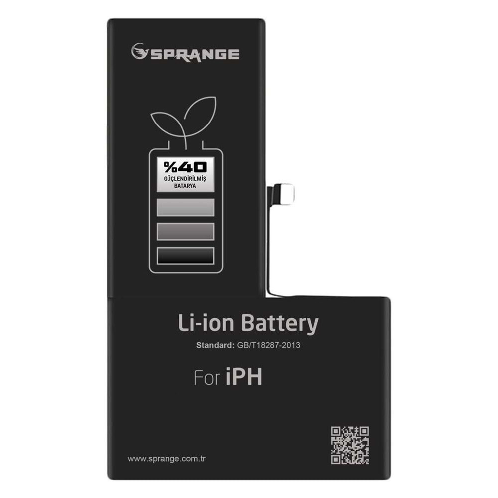 Sprange SBXR İphone XR 3510 mAh %40 Güçlendirilmiş Batarya