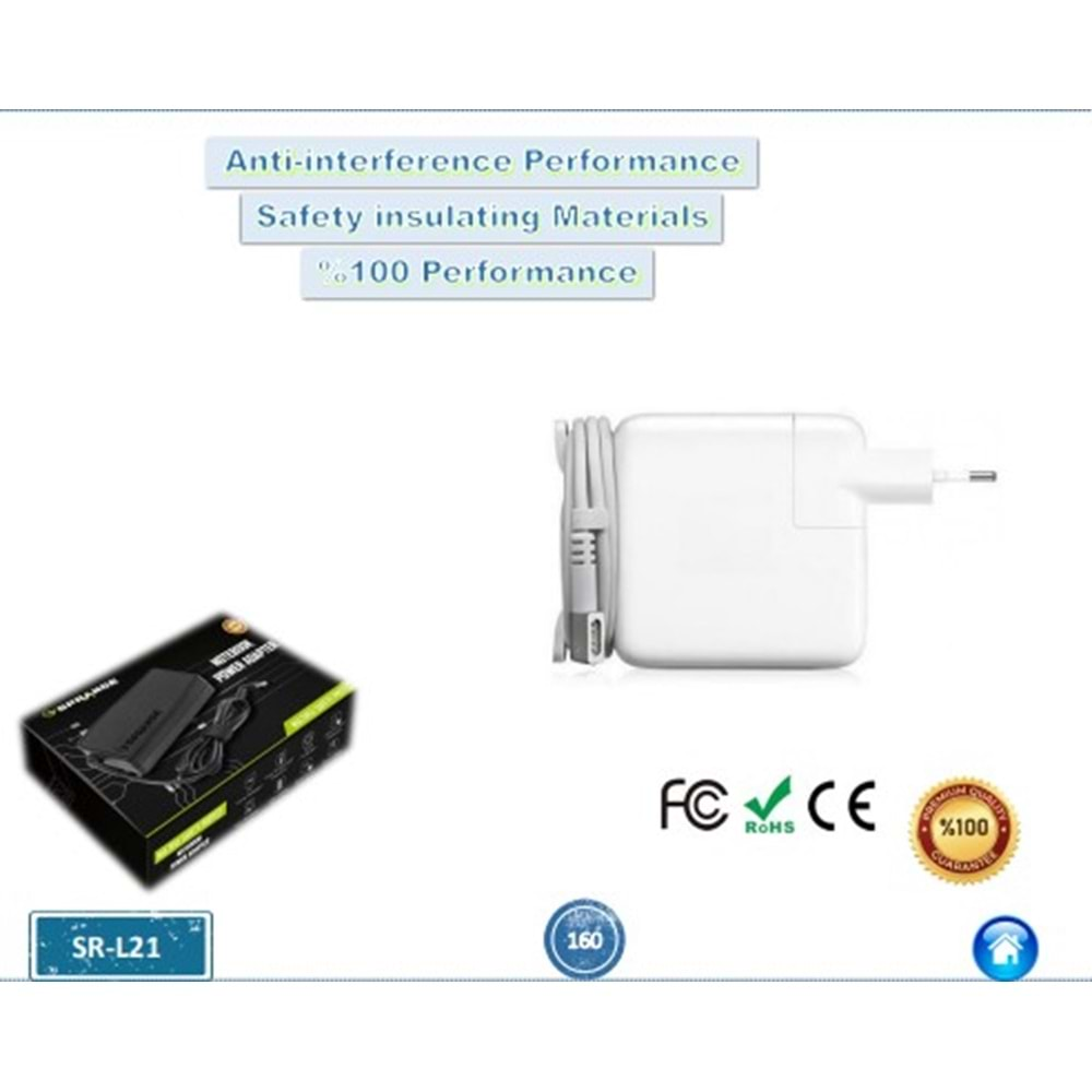 Sprange Sr-L21 Macbook Air 14,05 V 3,15 Magsafe 1