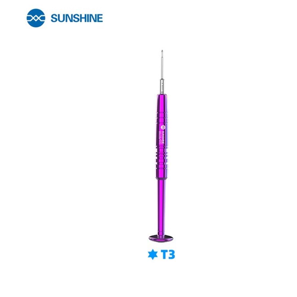 Sunshine SS719 Yüksek Hassasiyetli Manyetik T3 Tornavida