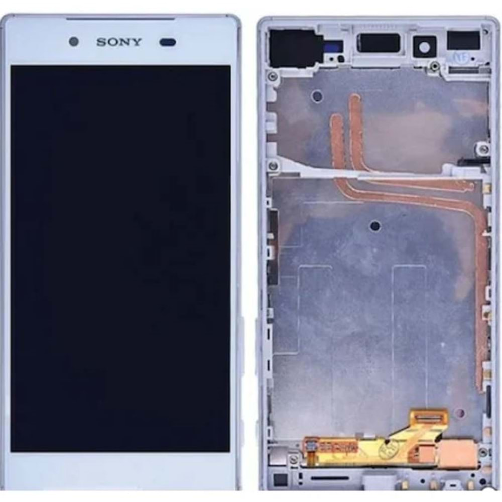 Sony Z5 Lcd Ekran Tek Hat Beyaz